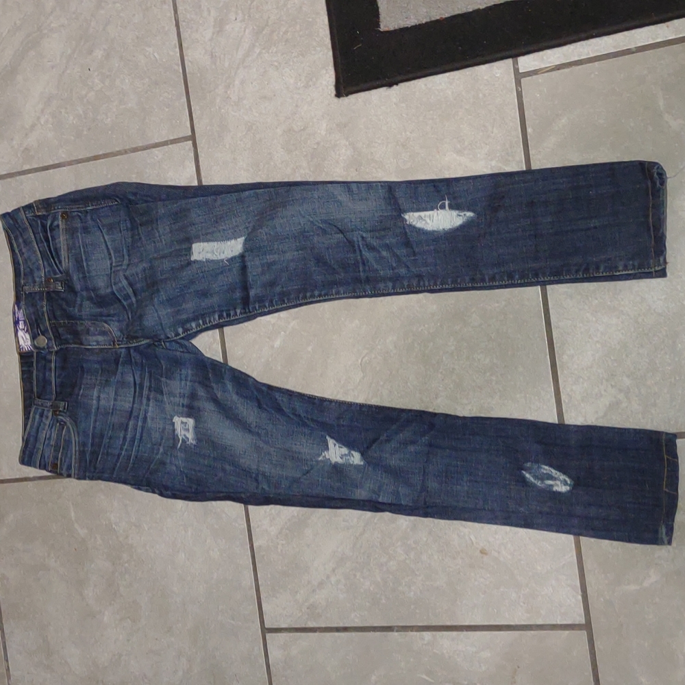 *CLASSIC DEMIN* WOMANS 7/8 DEMIN JEANS